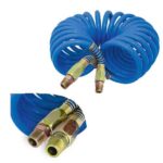 Manguera espiralada nylon 6 mts - rosca 3/8"