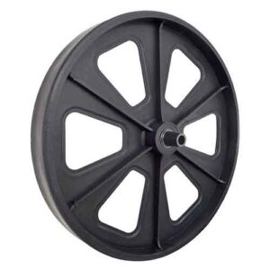 Rueda PP negro para carretilla 340 mm