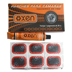 Parche 34x24 mm (caja x 48 uds.) + 1  pegamento x 20 cc