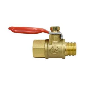 Llave mini media vuelta 1/4" macho - hembra