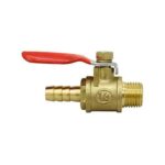 Llave mini media vuelta 1/4" macho - 8mm