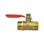 Llave mini media vuelta 3/8" macho - macho