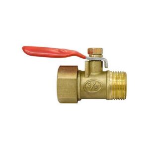 Llave mini media vuelta 3/8" macho - hembra