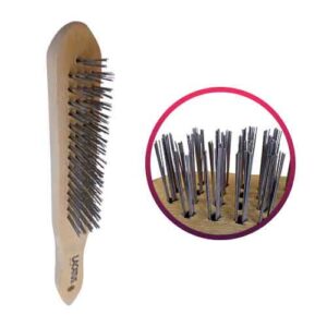 Cepillo manual de acero c/mango madera 4 x 19 liviano