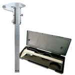 Calibre metalico c/freno cromado mate 150 mm con estuche