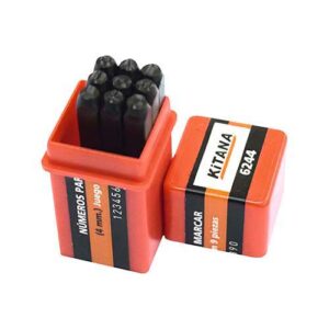 Numeros para marcar 4 mm (juego 9 piezas)