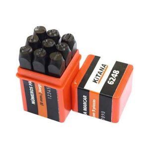 Numeros para marcar 8 mm (juego 9 piezas)