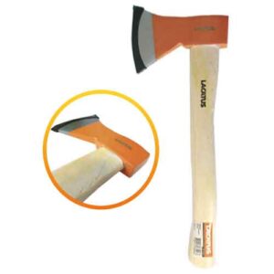 Hacha con mango de madera 600 grs