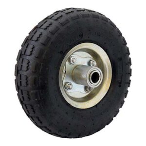 Rueda neumatica 250 mm chapa eje 19.2 mm