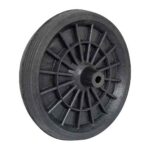 Rueda de caucho p/carretilla 350 mm eje 16.6 mm