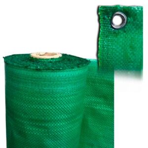 Malla cerco rafia c/ojales 1.50 mts. (x 50 mts.)