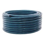 Manguera trenzado textil 1" x 50 mts. azul 75 psi
