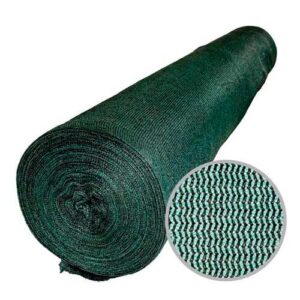 Tejido media sombra 80 %  verde oscuro  (4,00 x 50 mts. )