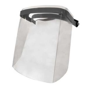 Protector facial con vincha elastica y pet de 1 mm