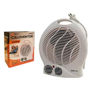 Caloventor 1000 / 2000 W c/ termostato blanco