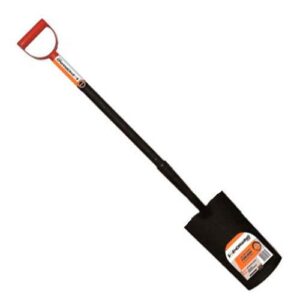 Pala de punta forjada mango corto de acero