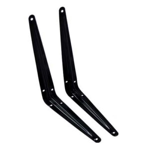 Soporte p/estante 150 x 200 mm negro