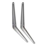 Soporte p/estante 100 x 125 mm blanco