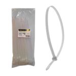 Precinto 7,6 x 350 mm blanco (x 100 uds.)