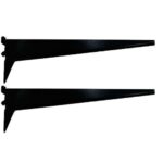 Mensula 54 cm reforzada negro