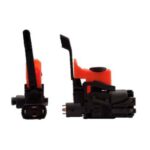 Interruptor  4 AMP - 250 V Bosch varios modelos: 1135, 1187, 1171, 3141, 3304, 1420, 1423, 1194, 3169, Caladora Bosch PST 54 PE (sin reversa), Taladro Bosch PSB 420, GBH 2 24 DSE, GBS 16 RE, GBM 13 RE - FIX1009