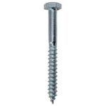 Tornillo tirafondos hex. 5/16 X 4" (x 100 uds.)
