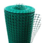 Cerramiento plastico 0.10 x 0.10 x 1.20 mts. verde x 25 mts.
