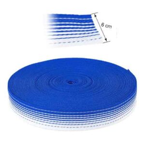 Cinta p/reposeras y sillones azul (rollo 100 mts)