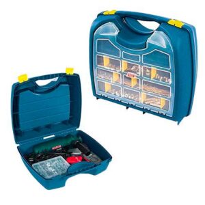Maleta p/herram. elect. mod. 43 c/gaveteros en tapa (401 x 352 x 156 mm)