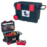 Cofre baul c/ ruedas mod. 53 c/ bandejas (775 x 472 x 493 mm)