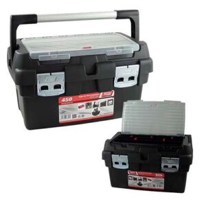 Caja mod. 450 asa de alum. c/bandeja y estuche (450x285x250 mm)