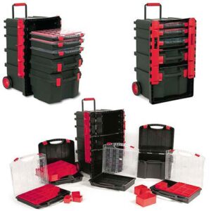 Caja doble c/ ruedas trail box mod. 59 (500 x 410 x 770 mm)