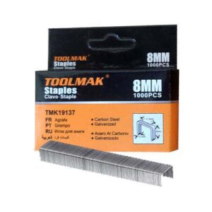 Grampas para engrampadora 8 mm x 1000 unid. Toolmak