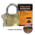Candado acero bronceado 32 mm Toolmak