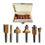 Juego fresas p/madera (6 piezas)