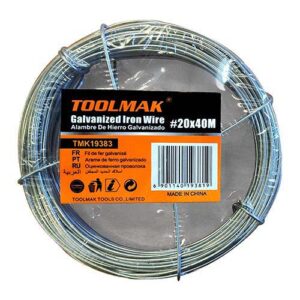 Alambre galvanizado nº 20 (rollo x 40 mts.)