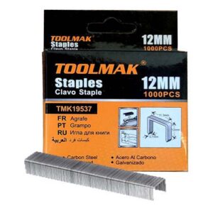 Grampas para engrampadora 12 mm x 1000 unid. Toolmak