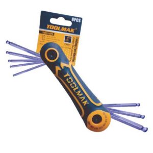 Juego llave bola plegable tipo navaja (8 piezas)