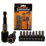 Juego de puntas y bocallave magn. (9 piezas)