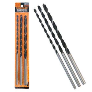 Juego mecha madera 8 - 10 - 12 x 300 mm