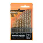 Juego mechas acero rapido 13 pcs. (1.5 a 6.25 mm)