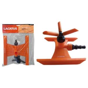 Aspersor plastico giratorio 3 brazos base tipo "H"