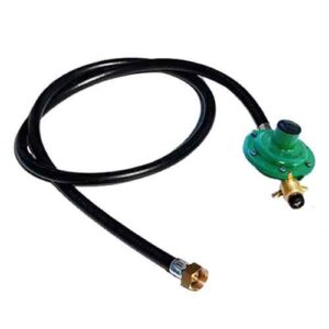 Regulador gas aprobado grande c/mang. 1.5 mt.