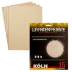 Papel de Lija no past grano 180 (x 15 un.)