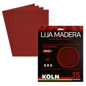 Papel de Lija p/pared rubi grano 40 (x 15 un.)