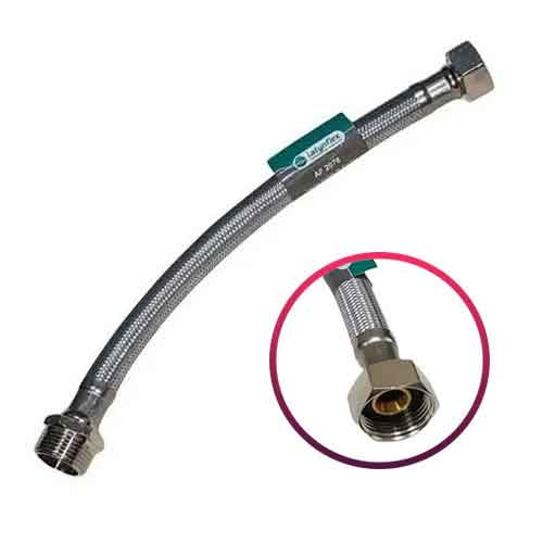 Flexible Mallado De Aluminio 3/4 X 25 Cm