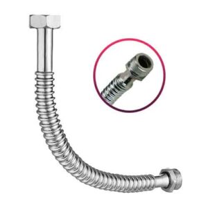 Flexible Anillado De Acero Inox. 1/2 X 20 Cm