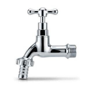 Canilla de bronce cromada c/ pico 1/2"