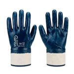 Guante de nitrilo puño de lona elastizado (par)