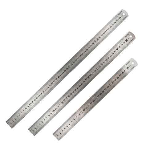 Regla de acero inox. 100 cm